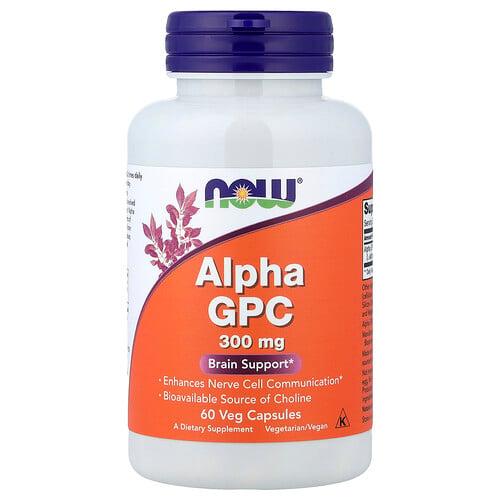 Now Foods Alpha Gpc 300 Mg 60 Veg Capsules