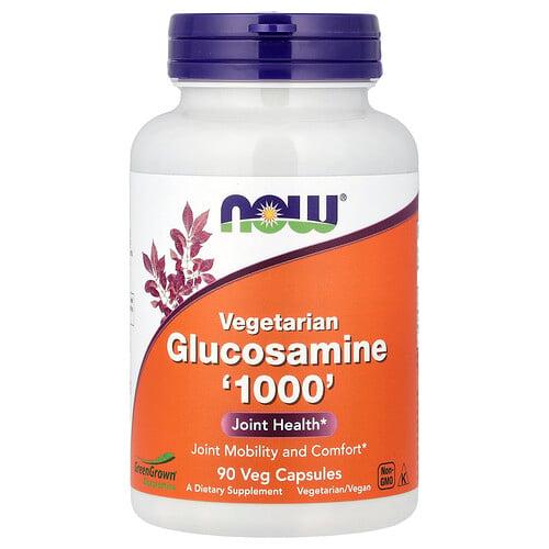 Now Foods Vegetarian Glucosamine 1000 90 Veg Capsules 1 000 Mg Per Capsule