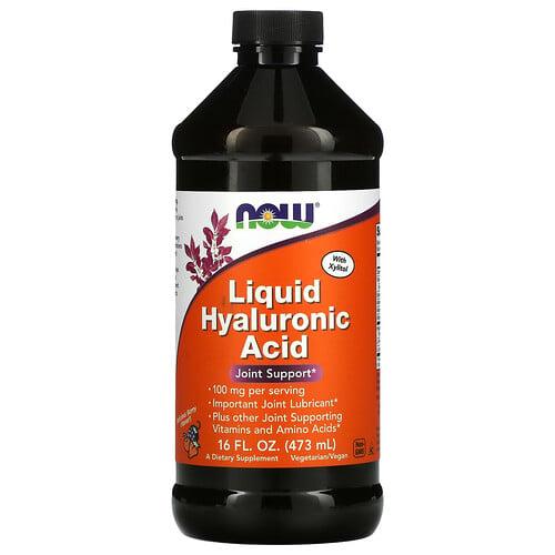Now Foods Liquid Hyaluronic Acid Berry 100 Mg 16 Fl Oz 473 Ml product image