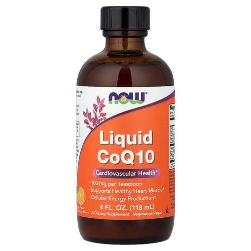 Now Foods Liquid Coq10 Orange 4 Fl Oz 118 Ml
