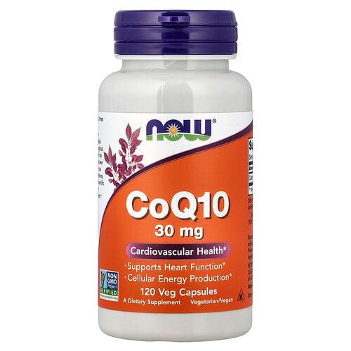 Now Foods Coq10 30 Mg 120 Veg Capsules product image