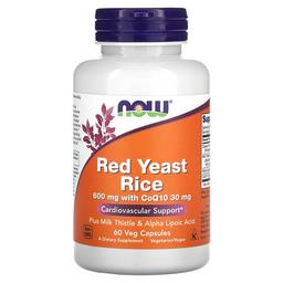 Now Foods Red Yeast Rice 60 Veg Capsules