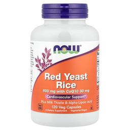 Now Foods Red Yeast Rice With Coq10 120 Veg Capsules