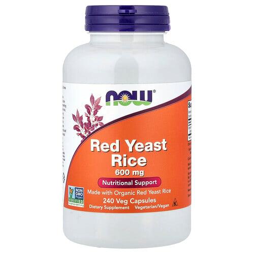 Now Foods Red Yeast Rice 600 Mg 240 Veg Capsules