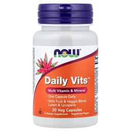 Now Foods Daily Vits 30 Veg Capsules