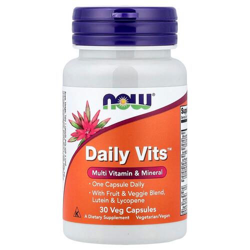 Now Foods Daily Vits 30 Veg Capsules