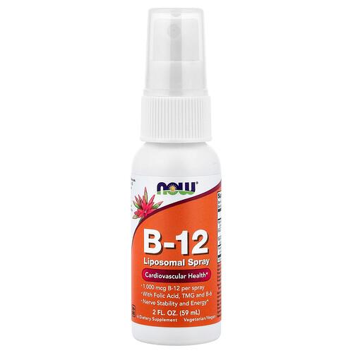 Now Foods B 12 Liposomal Spray 2 Fl Oz 59 Ml