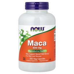 Now Foods Maca 500 Mg 250 Veg Capsules