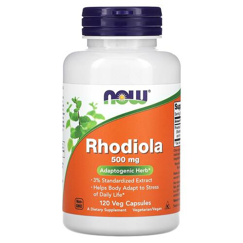 Now Foods Rhodiola 500 Mg 120 Veg Capsules product image