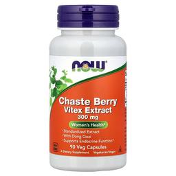 Now Foods Chaste Berry Vitex Extract 300 Mg 90 Veg Capsules