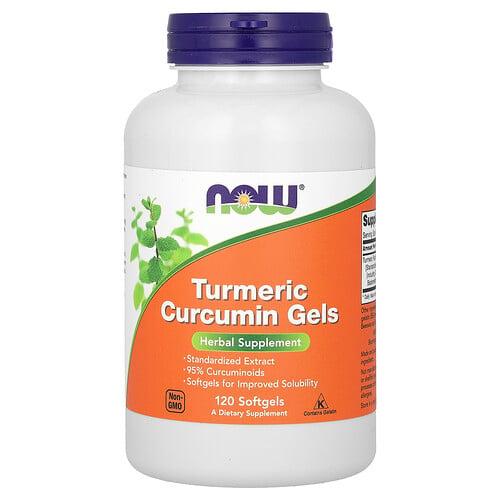 Now Foods Turmeric Curcumin Gels 475 Mg 120 Softgels
