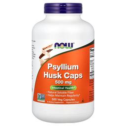 Now Foods Psyllium Husk Caps 500 Mg 500 Veg Capsules