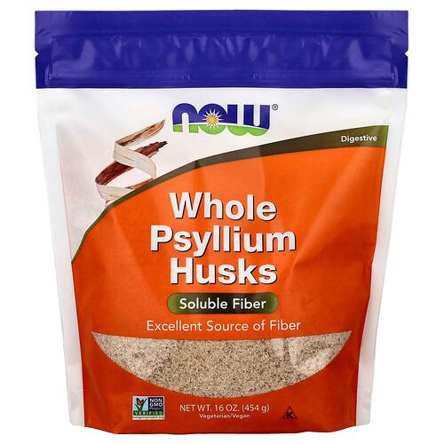 Now Foods Whole Psyllium Husks 16 Oz 454 G
