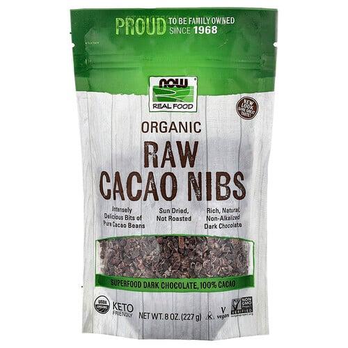 Now Foods Organic Raw Cacao Nibs 8 Oz 227 G