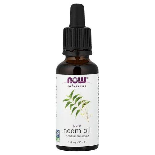 Now Foods Solutions Pure Neem Oil 1 Fl Oz 30 Ml