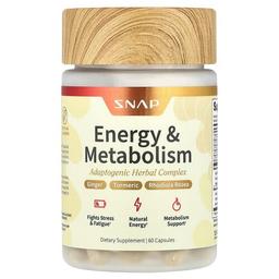 Snap Supplements Energy Metabolism 60 Capsules
