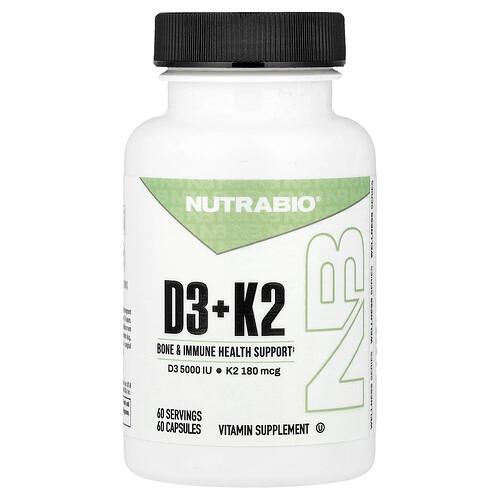 Nutrabio D3 K2 60 Capsules