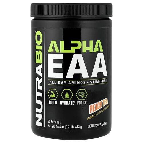 Nutrabio Alpha Eaa Peach Tea 0 91 Lb 413 G