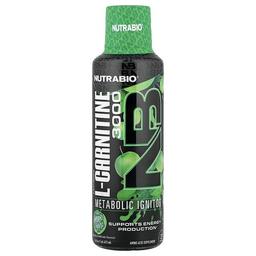 Nutrabio Leanshots L Carnitine 3000 Green Apple 16 Fl Oz 473 Ml