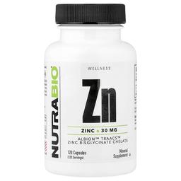 Nutrabio Zinc 30 Mg 120 Capsules