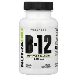 Nutrabio Vitamin B 12 2 000 Mcg 90 Capsules