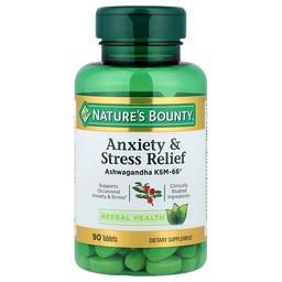 Nature S Bounty Anxiety Stress Relief 90 Tablets