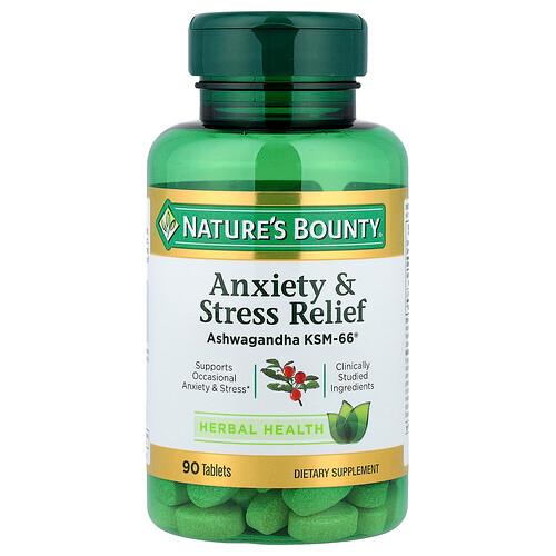 Nature S Bounty Anxiety Stress Relief 90 Tablets product image
