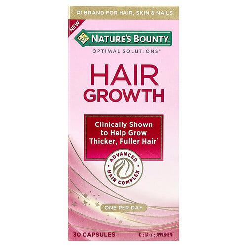 Nature S Bounty Optimal Solutions Hair Growth 30 Capsules