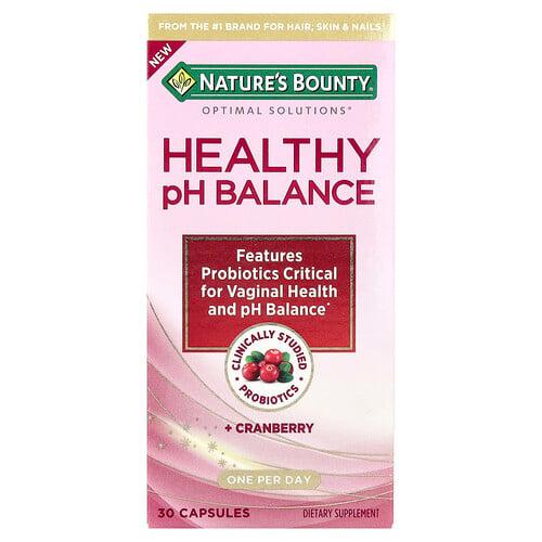 Nature S Bounty Healthy Ph Balance Cranberry 30 Capsules
