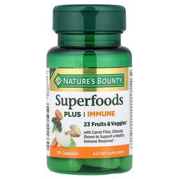 Nature S Bounty Superfoods Plus Immune 30 Capsules