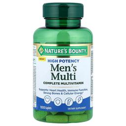 Nature S Bounty Men S Multi Complete Multivitamin High Potency 100 Caplets