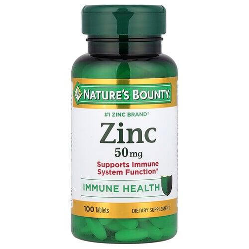 Nature S Bounty Zinc 50 Mg 100 Tablets