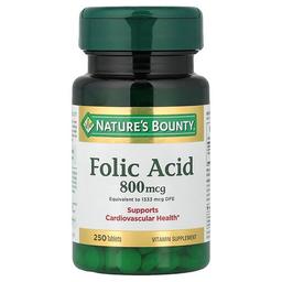 Nature S Bounty Folic Acid 800 Mcg 250 Tablets