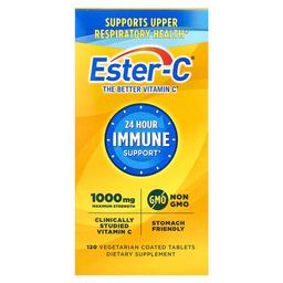 Nature S Bounty Ester C Maximum Strength 1 000 Mg 120 Vegetarian Coated Tablets