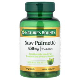Nature S Bounty Saw Palmetto 450 Mg 100 Capsules