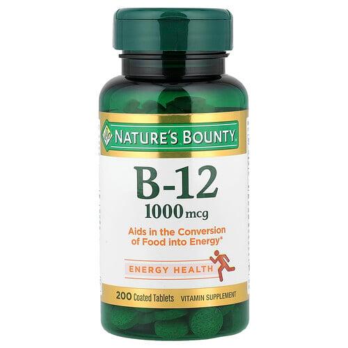 Nature S Bounty B 12 1 000 Mcg 200 Coated Tablets