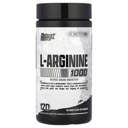 Nutrex Research L Arginine 1000 120 Capsules 500 Mg Per Capsule