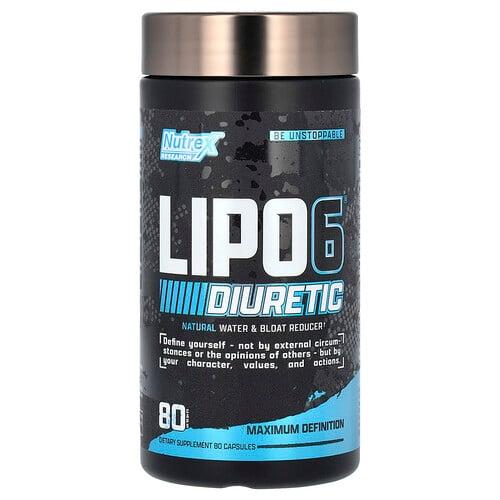 Nutrex Research Lipo 6 Diuretic 80 Capsules