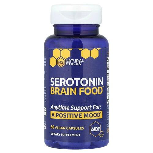 Natural Stacks Serotonin Brain Food 60 Vegan Capsules
