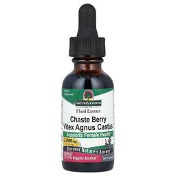 Nature S Answer Chaste Berry Vitex Agnus Castus Fluid Extract 2 000 Mg 1 Fl Oz 30 Ml