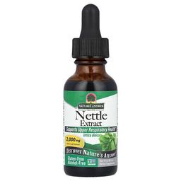 Nature S Answer Nettle Extract Alcohol Free 2 000 Mg 1 Fl Oz 30 Ml