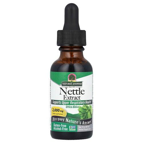 Nature S Answer Nettle Extract Alcohol Free 2 000 Mg 1 Fl Oz 30 Ml product image