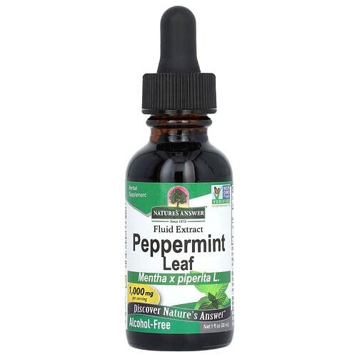 Nature S Answer Peppermint Leaf Alcohol Free 1 000 Mg 1 Fl Oz 30 Ml