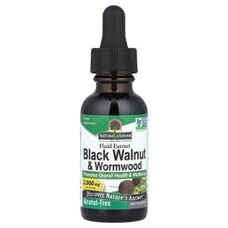 Nature S Answer Black Walnut Wormwood Fluid Extract Alcohol Free 1 Fl Oz 30 Ml
