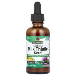 Nature S Answer Milk Thistle Seed Fluid Extract 2 000 Mg 2 Fl Oz 60 Ml