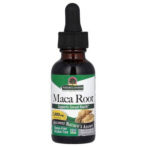 Nature S Answer Maca Root Alcohol Free 1 000 Mg 1 Fl Oz 30 Ml