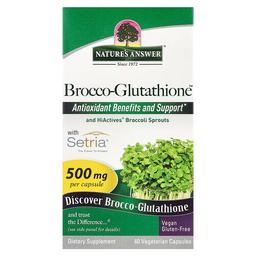 Nature S Answer Brocco Glutathione 500 Mg 60 Vegetarian Capsules