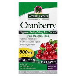 Nature S Answer Cranberry 90 Vegetarian Capsules 400 Mg Per Capsule