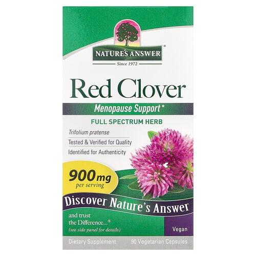 Nature S Answer Red Clover 90 Vegetarian Capsules 450 Mg Per Capsule