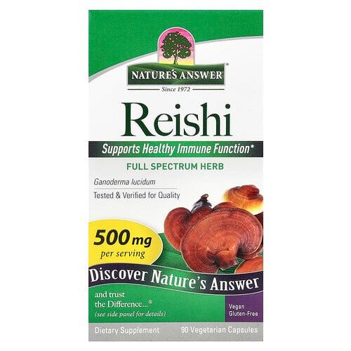 Nature S Answer Reishi 500 Mg 90 Vegetarian Capsules